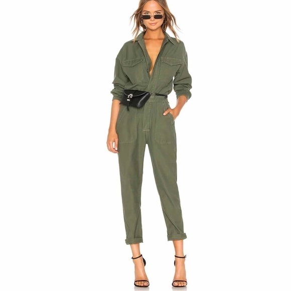 Citizens of Humanity Marta Jumpsuit Size Large 1741-576 Retreat - Picture 1 of 14